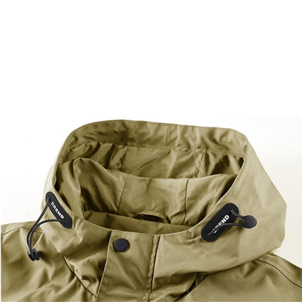 Winter Multiple Pockets Man Coats Loose Leisure Solid Windproof Tops New Man Coat Autumn Coats Man