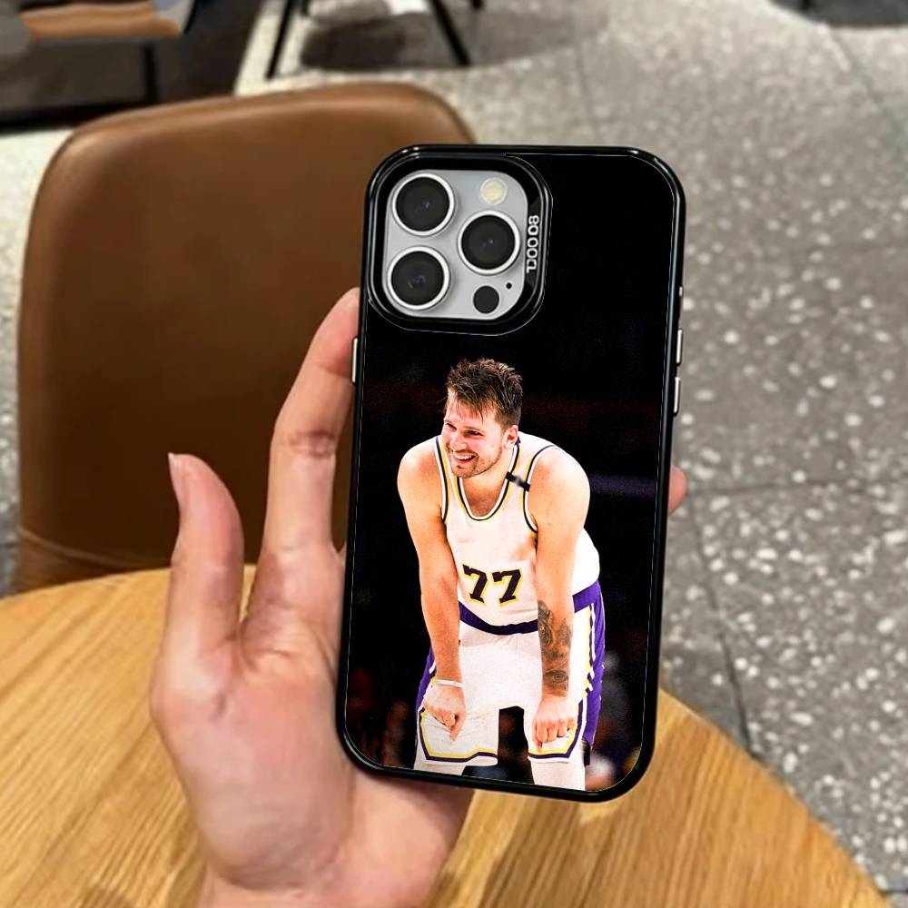 N-Nikola Jokic  Phone Case For iPhone17,16,15,14,13,12,11 Plus,Pro Max Colored Silver Plated Inside Cover