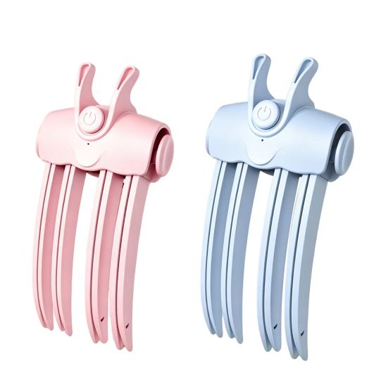 Cordless Volume Clip for Hair 2Pcs Heated Clip, Electric Root Volumizer Crimper, 3 Minute Lifting Portable Comb Flat Hair, Dual