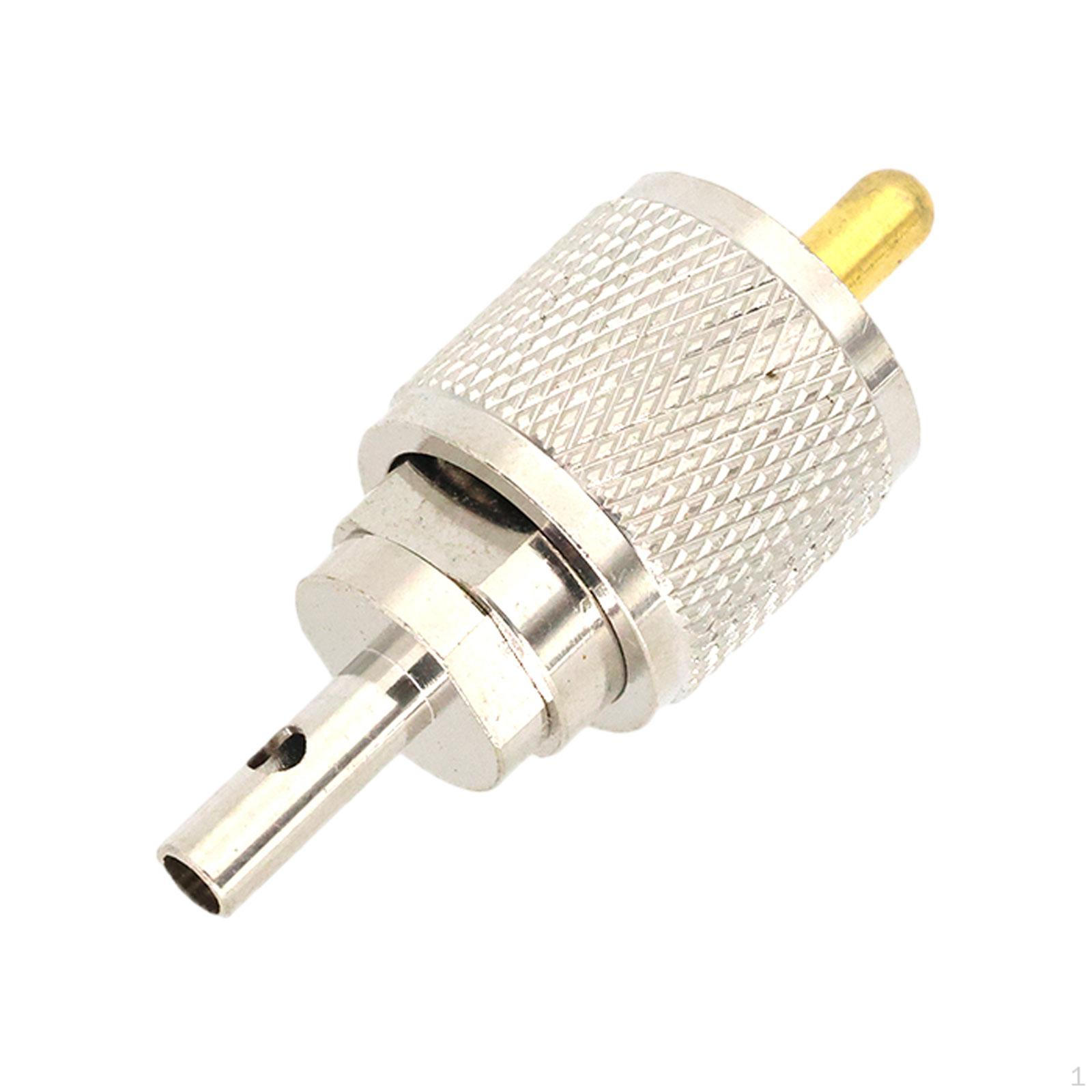 

Cable Rf Adapters, Male Plug Connector , Sturdy Accessory Coax Adapter,