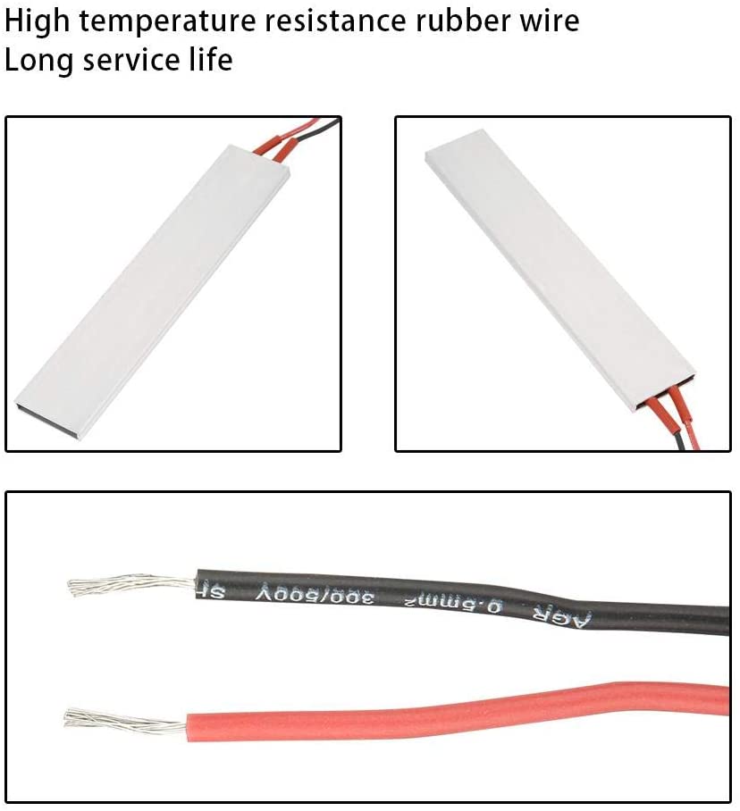 12V 24V 220V PTC Heizelement 150x28mm Konstante Temperatur Thermistor Luftheizungssensor Aluminium Haartrockner Lockenwickler Heizung