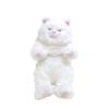 SunLemon Sleeping Lap Cat, Small, Persian, White, 15 X 12 X 34 Cm, Plush Animal, Cute Cat, P-1593