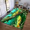 Colorful Fish and Underwater Tree Design Carpet for Living Room Suitable for use as an anti-slip for living room bedroom sofas