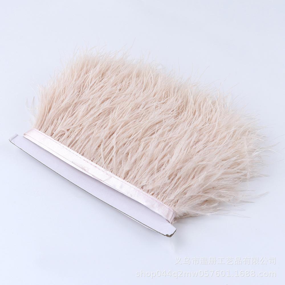 8-10Cm Ostrich Hair Cloth Edge Various Colors Optional Feather Lace Clothing Earrings Diy Decoration