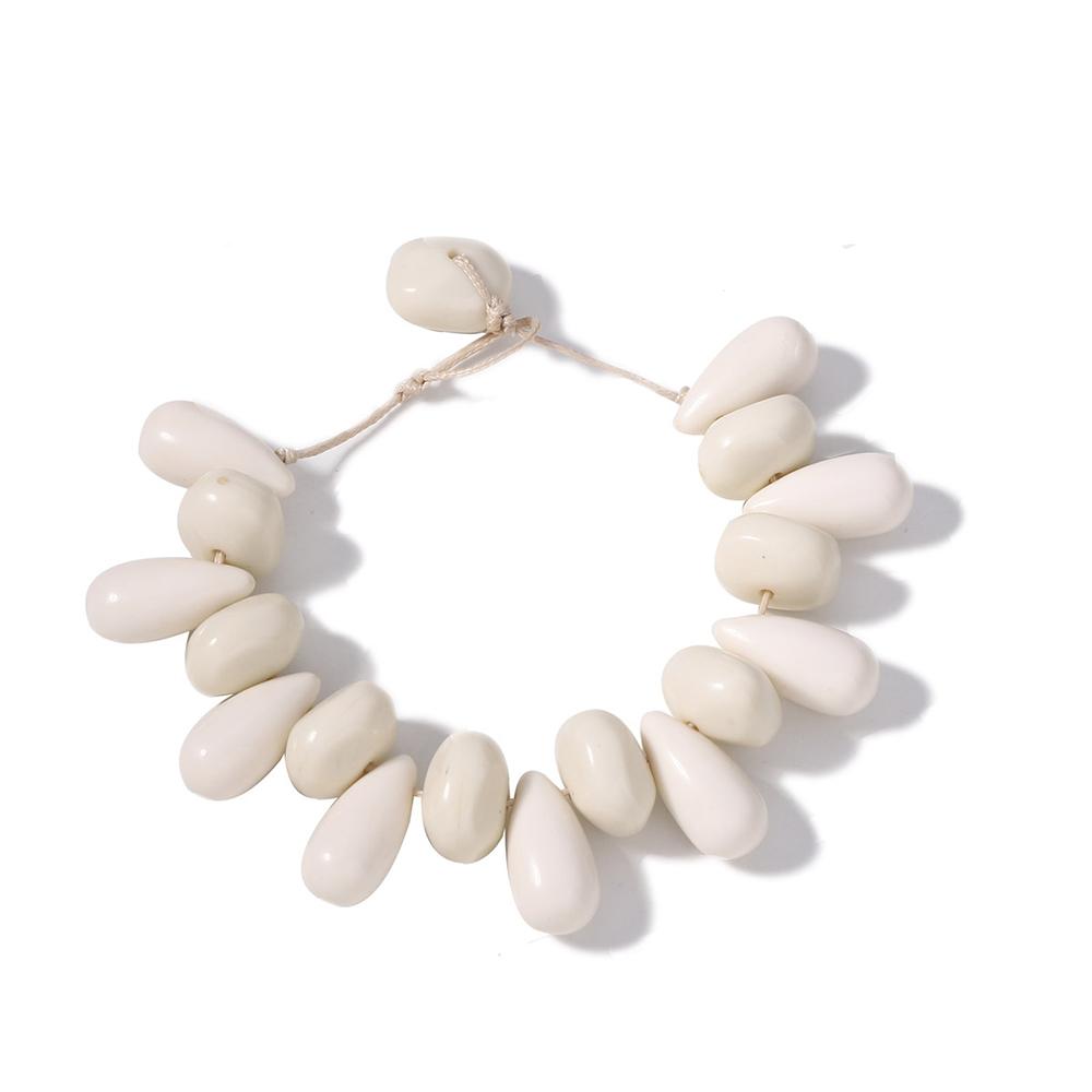 Bohemian Personality Simple Irregular Geometric Drop Collarbone Bracelet Set For Women Beach Jewelry Accessories