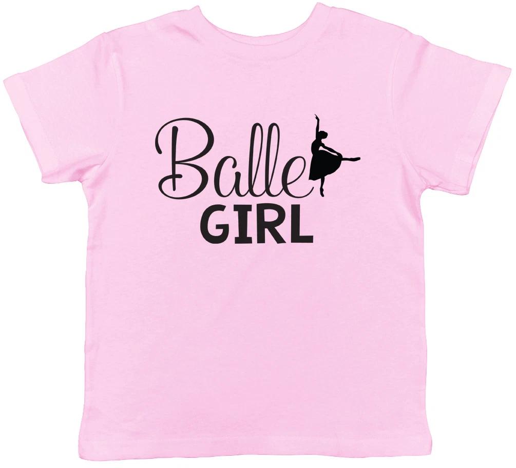 Ballet Girl Childrens Kids Girls Dance T-Shirt Tee 100