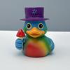 Middle Finger Psychedelic Duck Creative Statue Decoration Home Study Office Desk Decoration