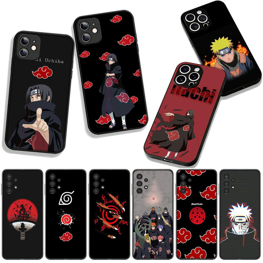 for Samsung Galaxy A25 A37 A57 A12 A14 A50 A51 A70 A71 A72 A21S A04 M15 Note 20 9 8 10 Case Akatsuki Uchiha Itachi Narutos Pain