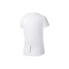 Li Ning Running Series Logo Print Solid Color Pullover Quick-Dry Breathable Round Neck Short Sleeve T-Shirt Women Tops White ATSS566-1