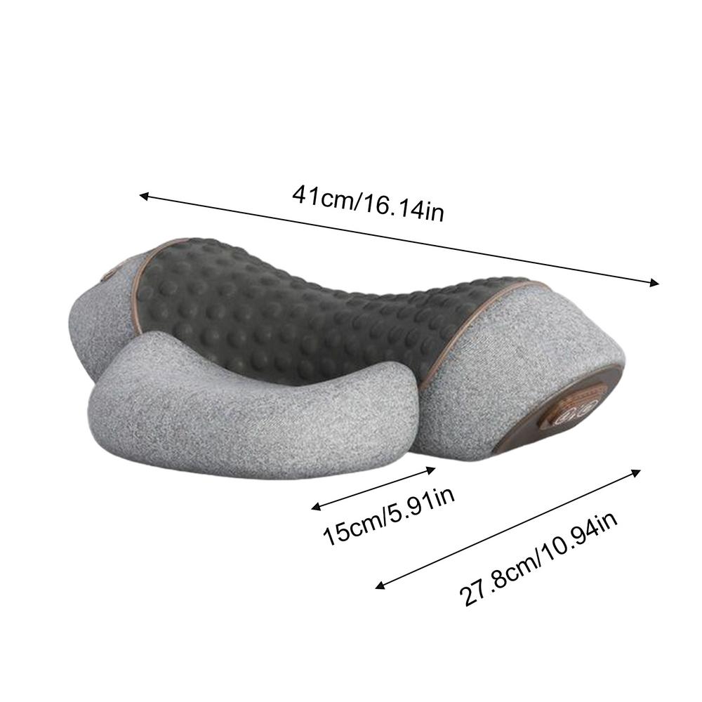 

Heated Neck Pillow Muscle Relax Pillow Memory Foam Ergonomic Electric Relief Support Cervical Portable Massager For Neck Back