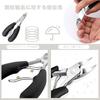 XIAOBUDING Nail Stainless Slider Cuticle For Hands and Popular Gift for the Black Clipper, Steel, Type, Clipper, Prong, Feet, Multi-Function, Elderly,