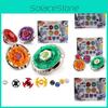 Premium Alloy Battle Spinning Top Toy Set Featuring 4 Colorful Tops For Kids