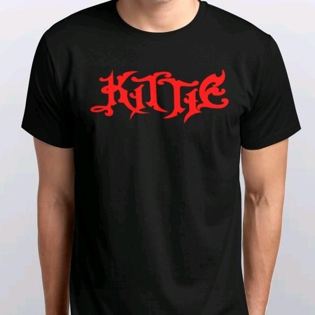 KITTIE T-SHIRT All Sizes S M L XL XXL 3 4 XL Colours Black, White