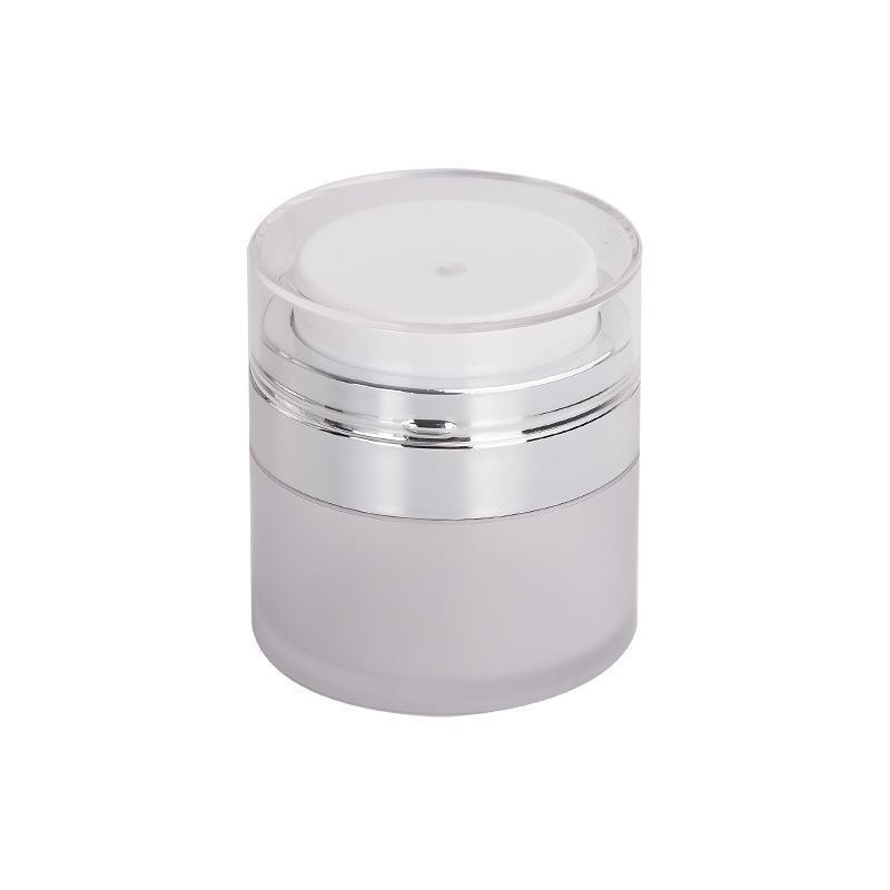 Empty Airless Pump Jar Refillable Creams Gels Lotions Dispenser Travel Leak Proof Cosmetic Container Moisturizer Vacuum Bottle