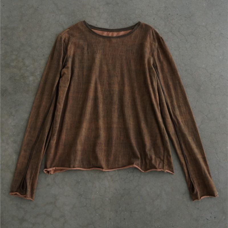 Johnature Women Casual T-Shirts O-Neck Long Sleeve Spring Female T-Shirts