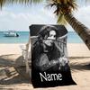 Customizable personalized beach towels Jimin themed designs.Suitable for the beach, yoga, sports;ideal as beach accessories