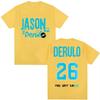 Jason Derulo Last Dance Tour 2026 graphiques T-shirt en coton unisexe Style Y2k Hip hop Rétro Été Hommes Manches courtes T-shirt cadeau fan