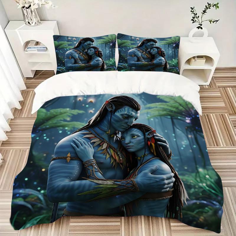 Avatar Romance Fantasy Forest Print 3Pcs Bedding Setduvet Cover With 2 Bedropillowcase Home Birthday Gift