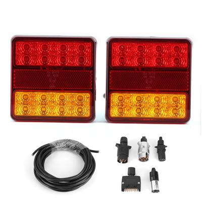 22 LED Achterlicht Kentekenplaatverlichting Hoge Helderheid IP67 Waterdicht voor Vrachtwagens Trailer Vrachtwagen