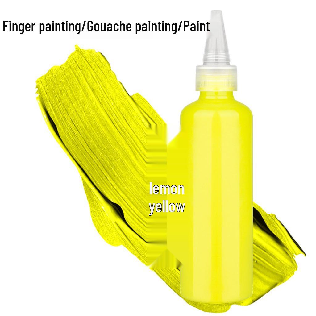Set de Pintura de Dedos Lavable para Niños 100ml – Arte DIY Gouache Acrílico Acuarelas
