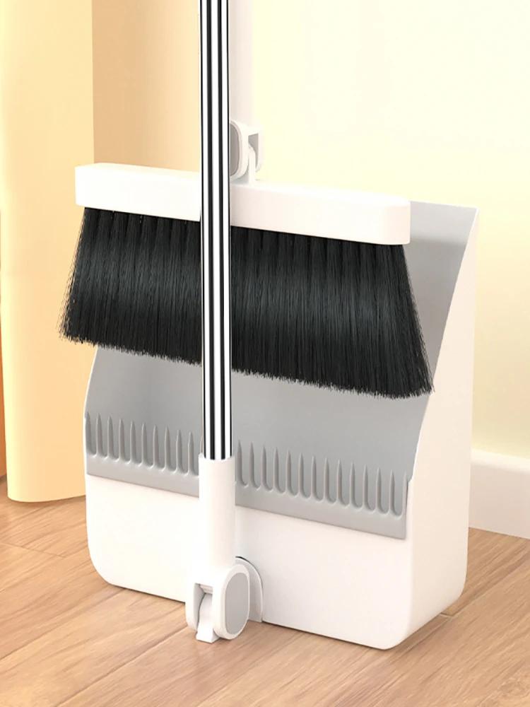 

Two piece new broom set, dustpan combination, household sweeping broom, folding broom, wiper, dustpan, garbage shovel