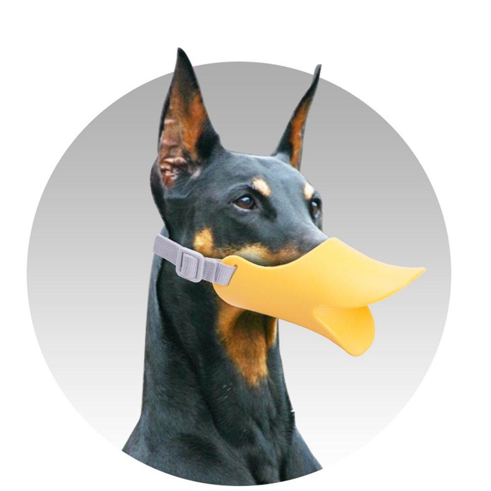 Bite Leatherette Duck Mouth Anti Bite Covers Pet Breathable Muzzle Puppy Mouth Covers Pet Supplies