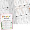 Grund- und Mittelschule Mathe Arbeitsbuch Freundliche Materialien Multiplikation Division Übungen Praktisches Mathe Übungsbuch