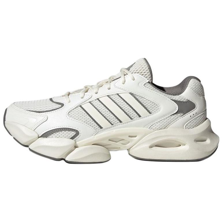 Adidas Megastride Comfortable Non-Slip Durable Low-Top Casual Running Shoes Unisex Sneakers White Gray JR6334