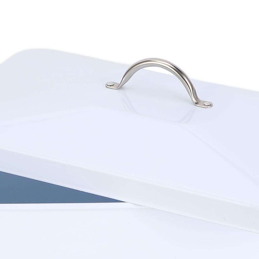 Metal Bread Box with Handle Multifunction Excellent Sealed Iron Retro Bread Storage Container For Kitchen Countertop