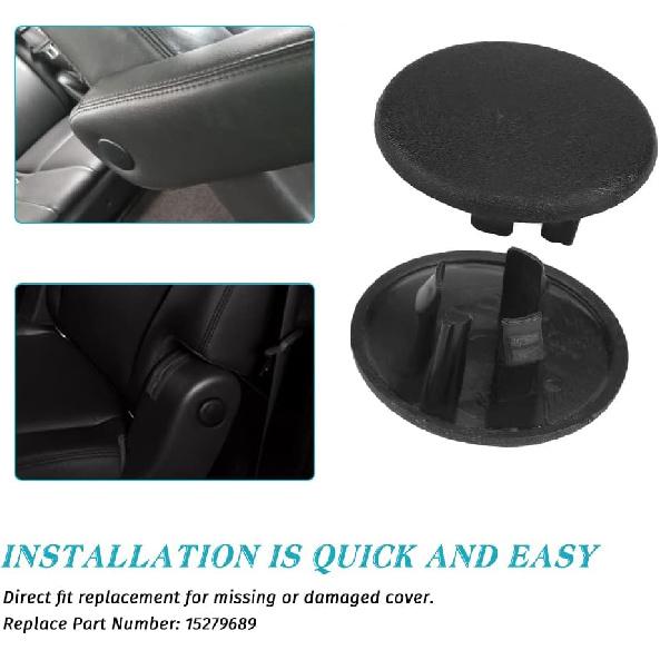 Armrest Cover Cap for 07-19 Chevy Tahoe Suburban Yukon Cadillac Escalade Seat Parts Replacement OEM GM 15279690 Rear Bucket Seats Arm Rest Handle