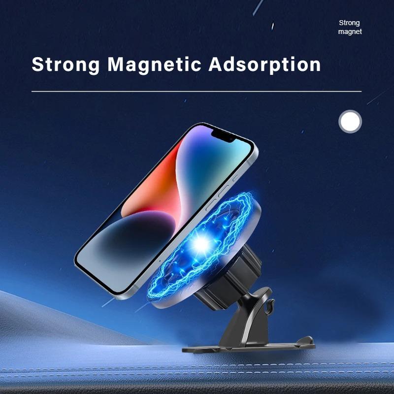 For Magsafe Magnet Mobile Phone Stand for iPhone 14 15 Pro/Max/Plus Samsung 360° Rotation Magnetic Holder Car Dashbroad Bracket