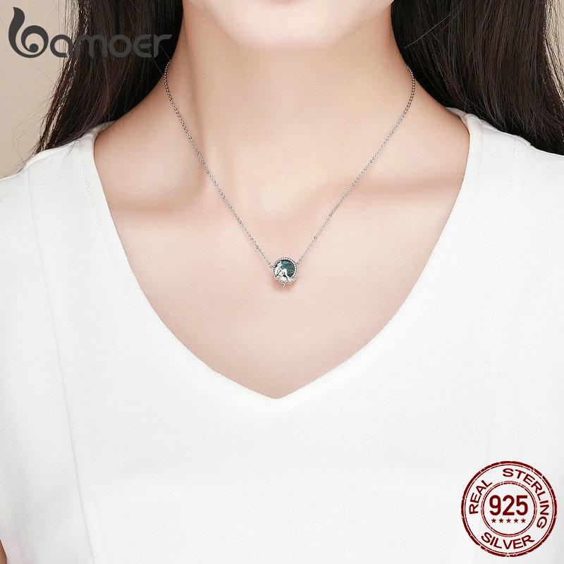 BAMOER Heißer Verkauf 925 Sterling Silber Meerjungfrau Fehlende Runde Charms Perlen fit Frauen Armbänder