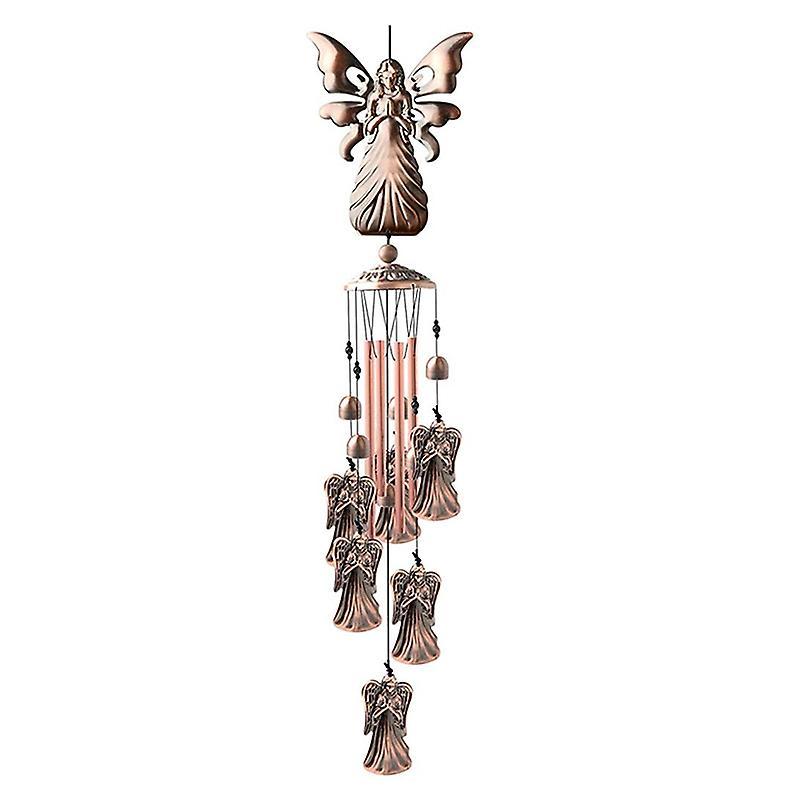 Commemorate Angel Wind Chime Metal Tube Bell Ornament Garden Pendant Gifts New