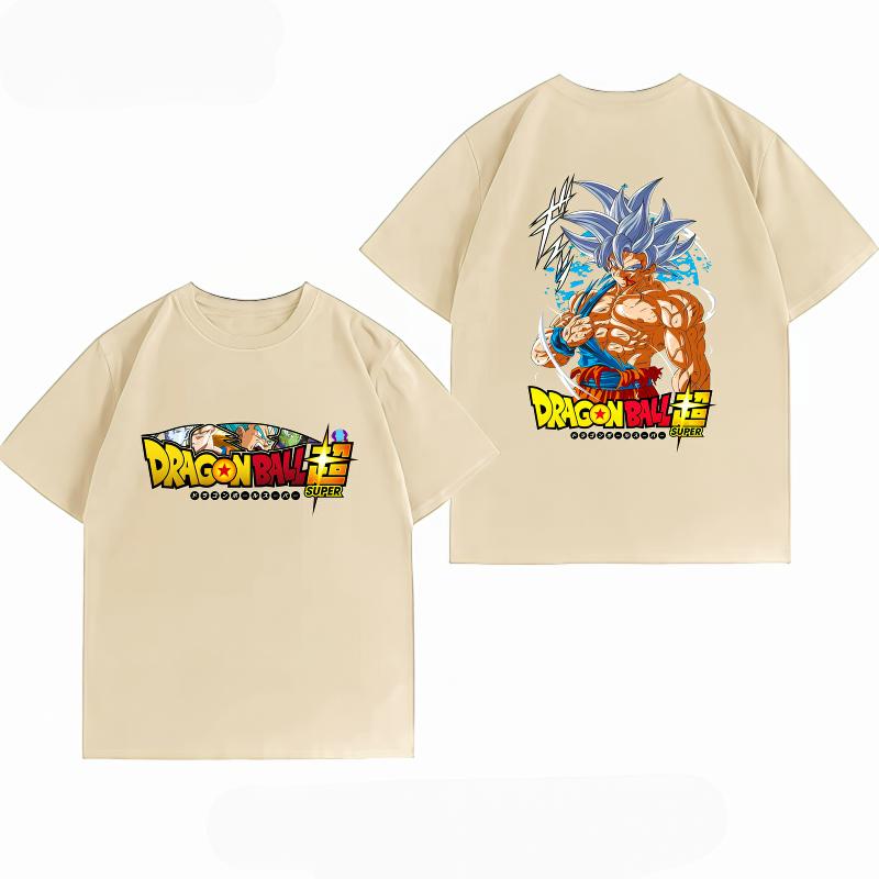 Unisexs Clothing 100 Cotton Summer TShirt Dragon Ball Super Goku Ultra Instinct Print Unisexs Tops
