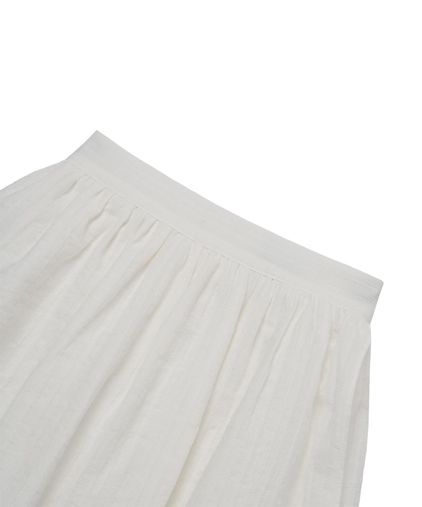 CNVS Double Wrap Mini Skirt_White