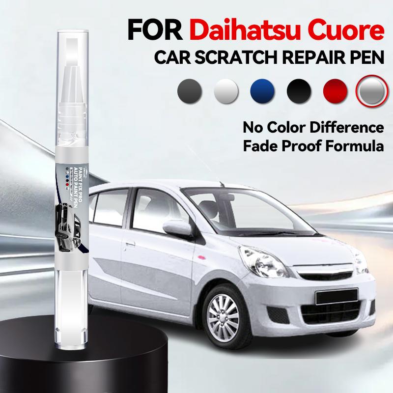 Für Daihatsu Cuore Zweckfahrzeug Autolack Reparaturstift Ausbesserungs Kratzerentferner DIY Auto Zubehör Schwarz Weiß Rot Silber