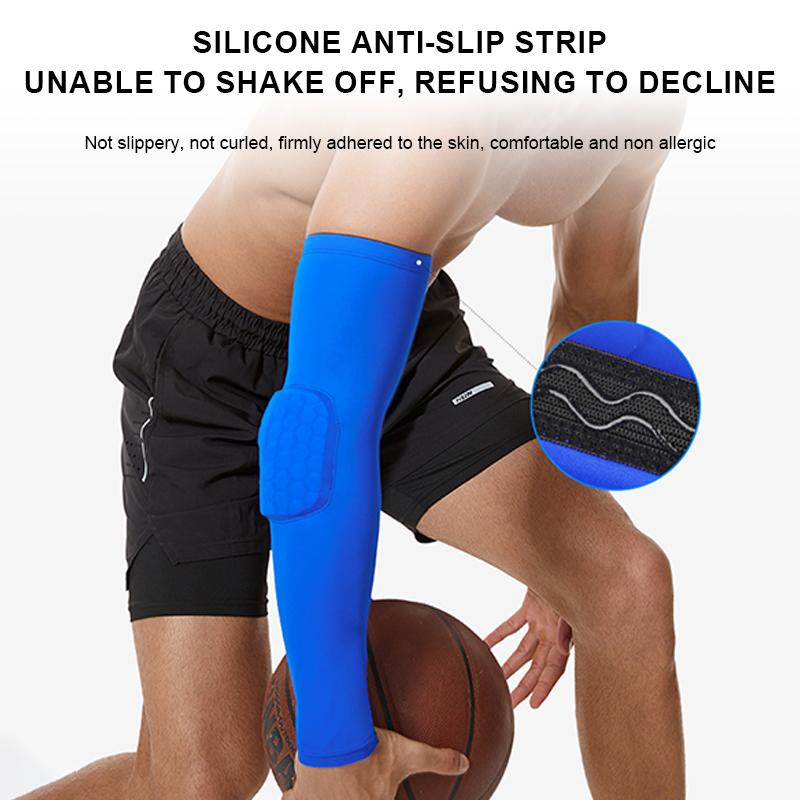High Elastic Arm Sleeve Pads Anti-Collision Honeycomb Sport Elbow Guards Quick Dry Elbow Pad Arm Sleeve for Sports