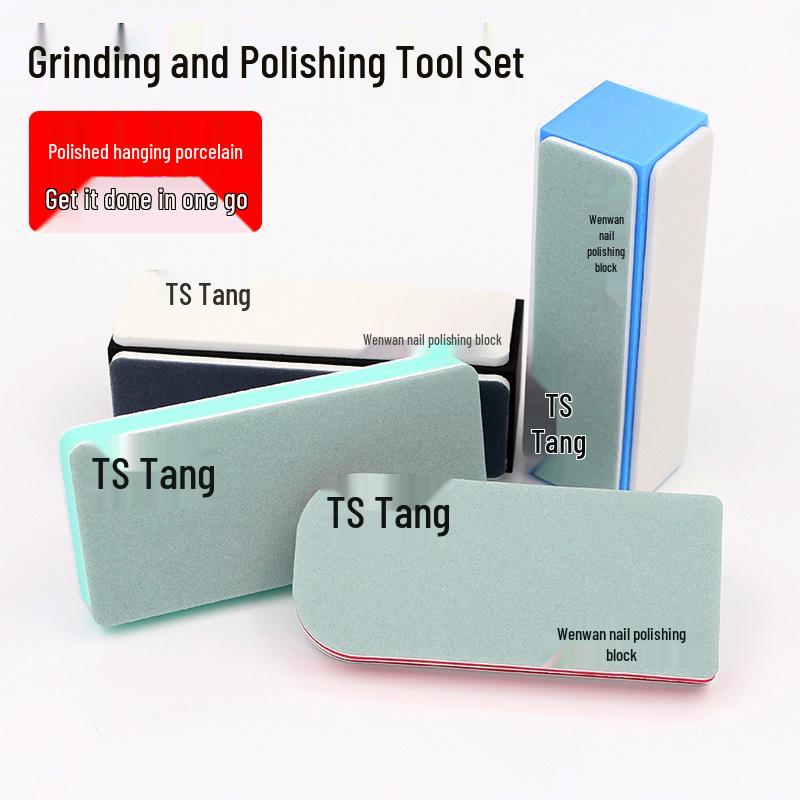 Wenwan Double-Sided Polishing Block: Mirror Finish Sponge Sandpaper Tool for Vajra and Bodhi