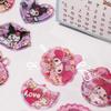 3D Stickers Kawaii Sanrio School Student Stationery Black Rice My Melody Stitch Stickers Notebook Diary Manual Decoration