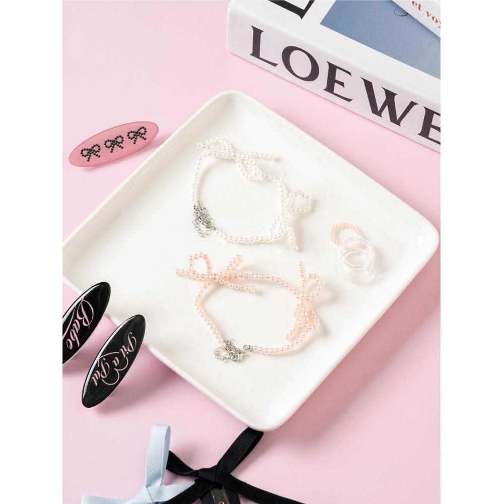 Daiso Ballet Core Pearl Beads Bracelet