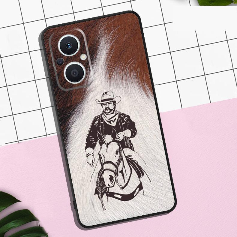 Western Cowgirl Cowboy Case For OPPO Reno 7 8 10 11 12 13 Pro 13F 12F 11F 8T OPPO Find X8 Pro X6 X3 X5 Lite Cover