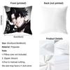 Anime Wriothesley Cushion Cover Pattern Printed Pillowcase for Living Room Sofa Cushion Cover & Bedroom Decor