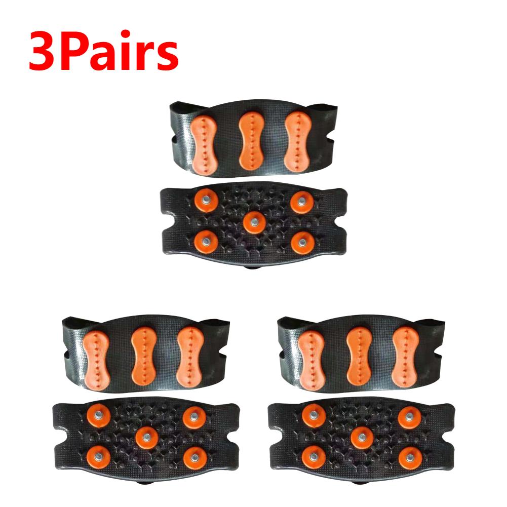 5 Stud Climbing Crampons Anti Slip Gripper Unisex Shoe Spikes Lightweight Foldable Extreme Mountain Climbing Traction Gear