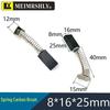 Extremely Wear-Resistant 8x11 Carbon Brush for Vacuum Cleaner