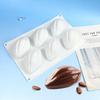 Heat Resistant Cocoa Fruit Silicone Mold 6/8 Cavity Baking Mold Portable Pudding Mold  Chocolate