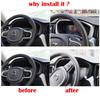For Volvo XC60 XC 60 2018- Interior Accessories Kit ABS Carbon Fiber Dashboard Trument Screen Decoration Cover Trim