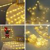 Santa Claus Ladder Light 2m Long Holiday Outdoor Decoration LED String Lights Mall Outdoor Decoration Ladder Light