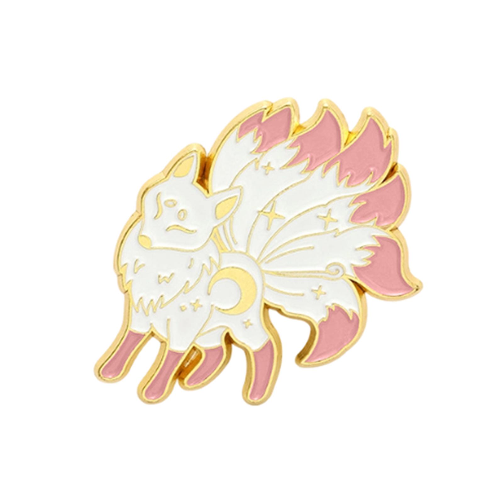 

Модні барвисті брошки та значки для одягу у формі тварин One Size білий