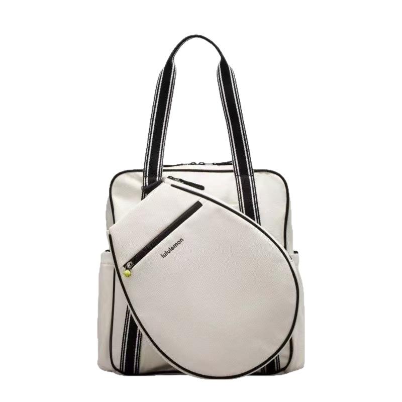 Lu2026Lu Bao Lu Borsa da tennis 3 in 1 da 30L a doppio uso, borsa da tennis sportiva per yoga, zaino leggero