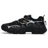 Pepe Shimada X  Cat Paw Fabric Synthetic Leather Collaboration Vintage Low Top Dad Shoes Women Sneaker Black F12W124153FBK